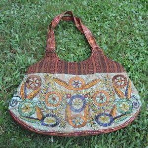 Brand New Handmade Bohemian Beaded Bag